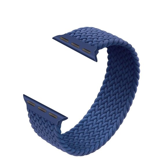 NEW BLUE Braided Solo Loop For Apple Watch - Picture 2 of 8